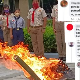 FACT-CHECK: Burning of worn-out flag is disrespectful, Scouts should be punished