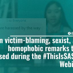 Scouts Against Sexual Harassment and Abuse calls out victim-blaming, sexist, and homophobic remarks on their webinar